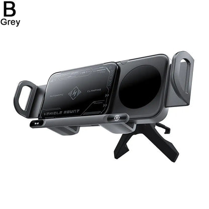 For Samsung Mobile Phone Holder 360° Rotation Automatic Rotating Horizontal Screen Bracket Wireless Charging Stand ﻿